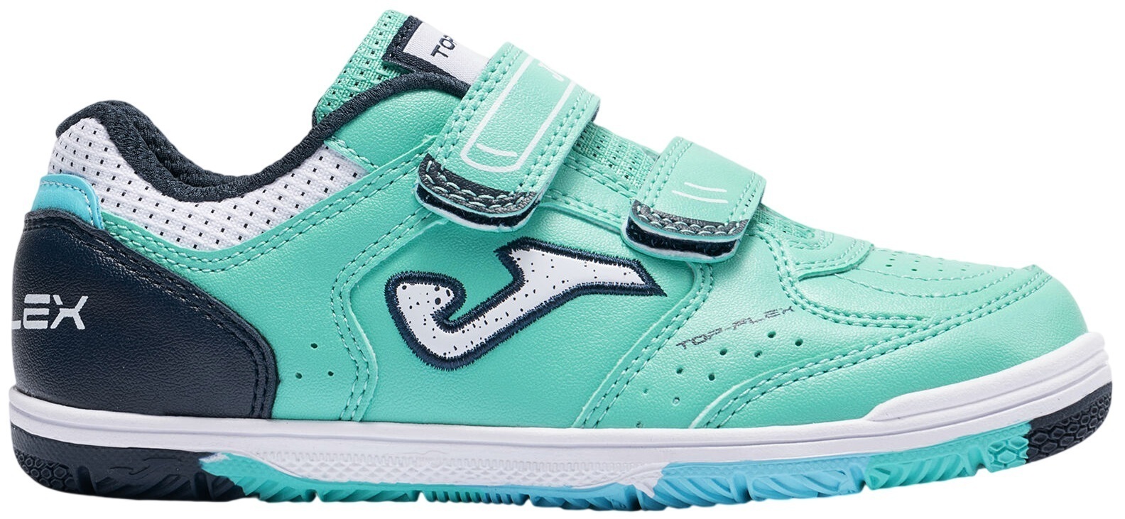 Футзалки детские JOMA Top Flex Jr 2627 Turquoise Indoor TPJS2627INV 35 бирюзовые фото1
