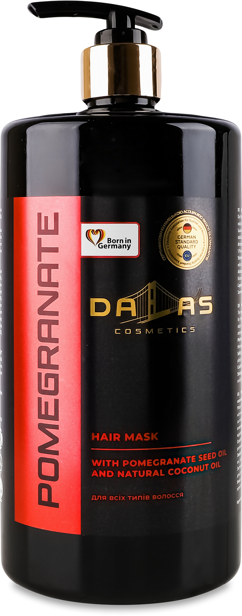 Маска для волосся Dalas з олією граната та кокоса 900 млфото1