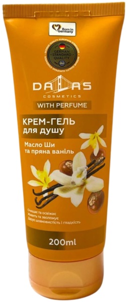 

Крем-гель для душа Dalas Масло Ши и пряная ваниль 200 г
