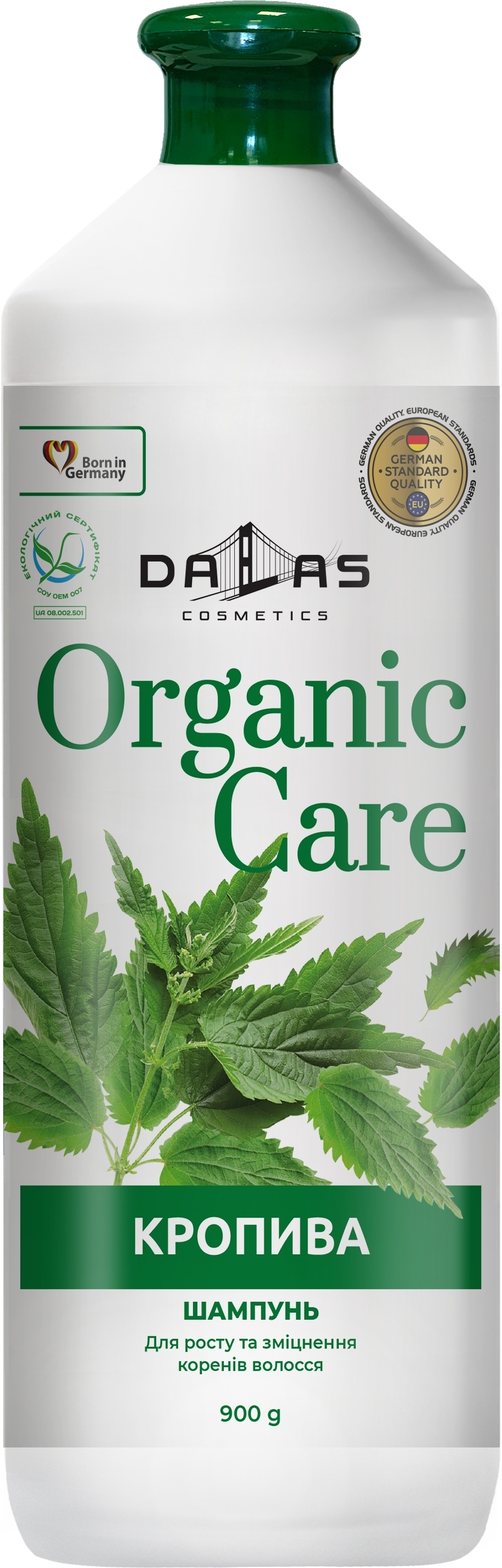 Шампунь для волосся Dalas Organic care Кропива 900 гфото1