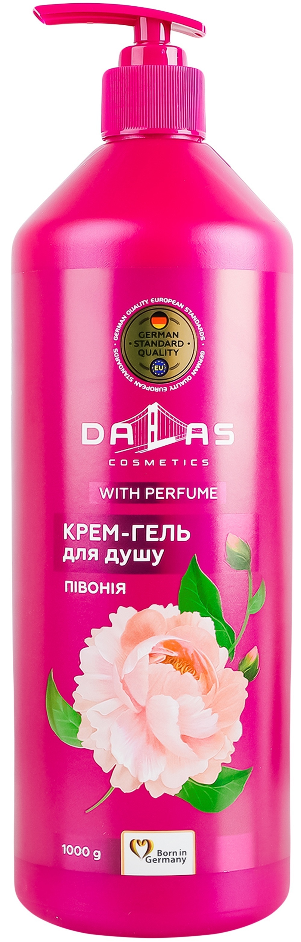 Крем-гель для душа Dalas Пион 1000 г фото 1