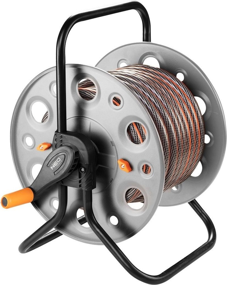 Катушка для шланга Neo Tools на подставке 100м 1/2" 30м 3/4" (15-790) фото 1