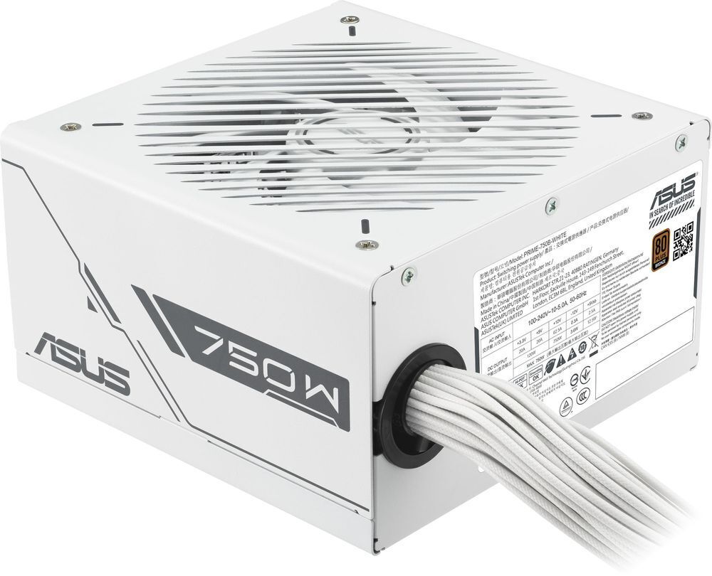 Блок питания ASUS Prime 750W Bronze White Edition (90YE00Y3-B0NA00) фото 1