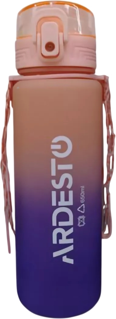Пляшка для води ARDESTO Travel 650мл, рожевий (AR2265TP)фото1