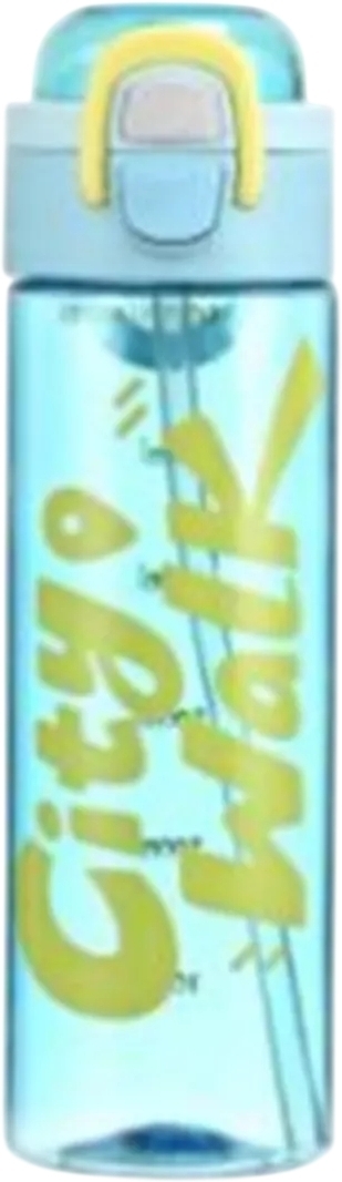 Пляшка для води ARDESTO City Walk 680мл, блакитний (AR2268CB)фото1