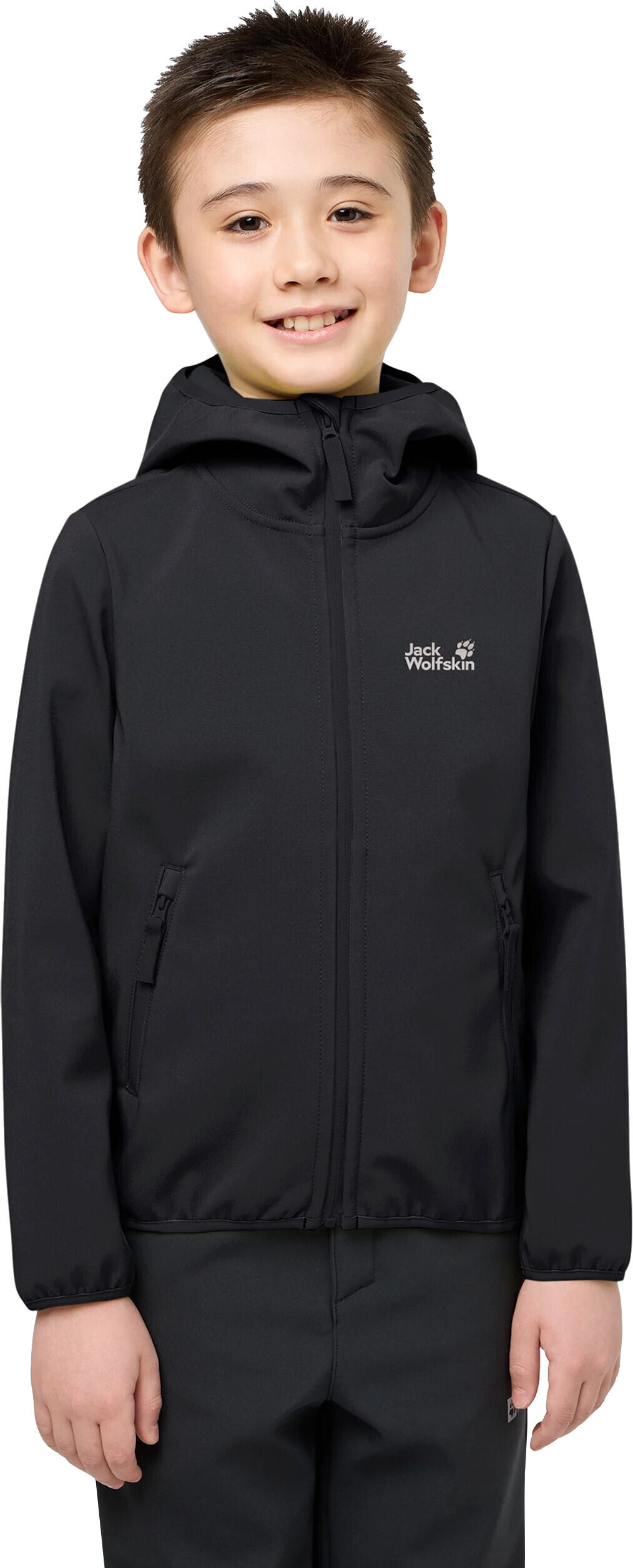 Ветровка детская Jack Wolfskin Fourwinds Jacket Kids A61854_6000 164 черная фото 1