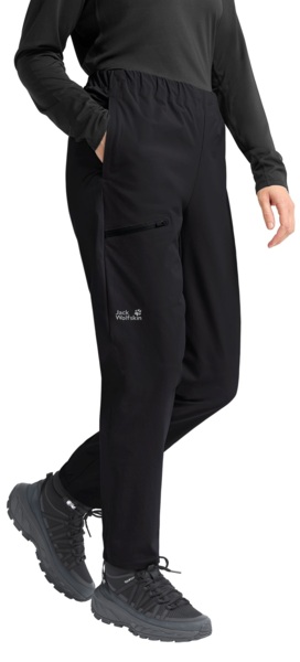 Штаны женские Jack Wolfskin Prelight Trail Pants W A65167_6000 S черные фото