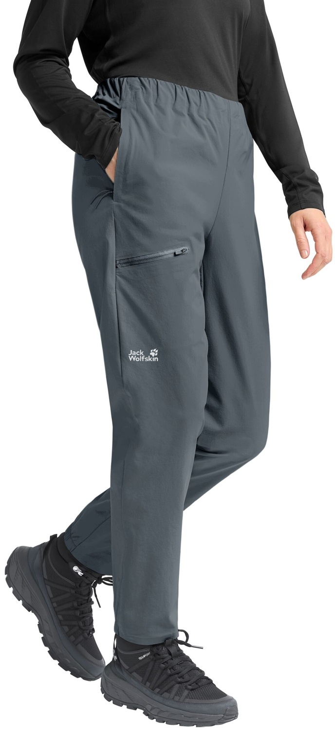Штани жіночі Jack Wolfskin Prelight Trail Pants W A65167_F0303 M сіро-синє