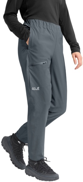 Штани жіночі Jack Wolfskin Prelight Trail Pants W A65167_F0303 L сіро-синєфото