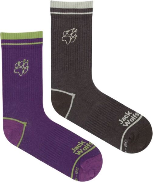 

Носки высокие Jack Wolfskin Paw Sock Cl C A65774_T0456 38-40 фиолетовые/коричневые