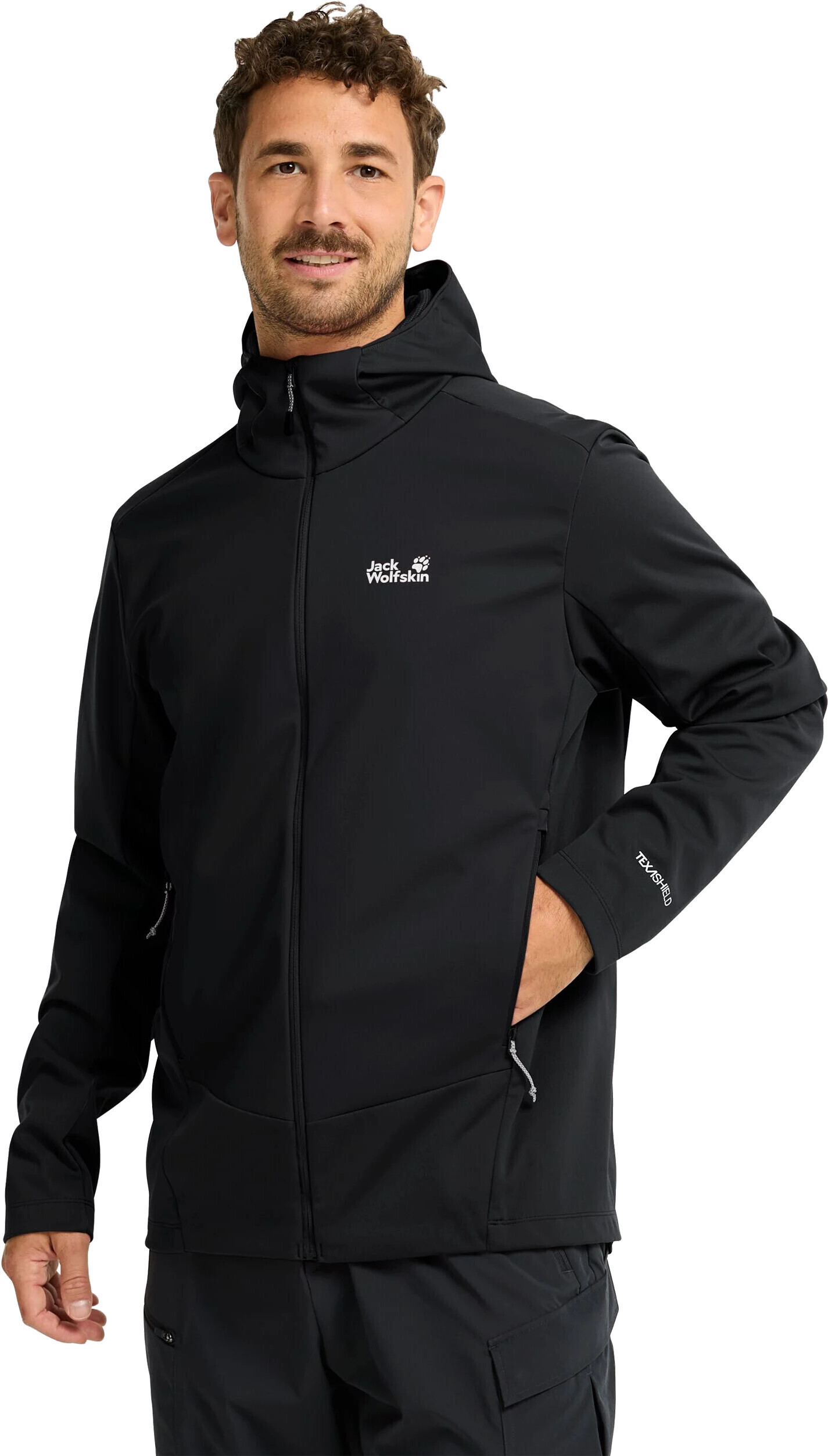 Ветровка мужская Jack Wolfskin Skyvail Jkt M A65864_6000 M черная фото 1