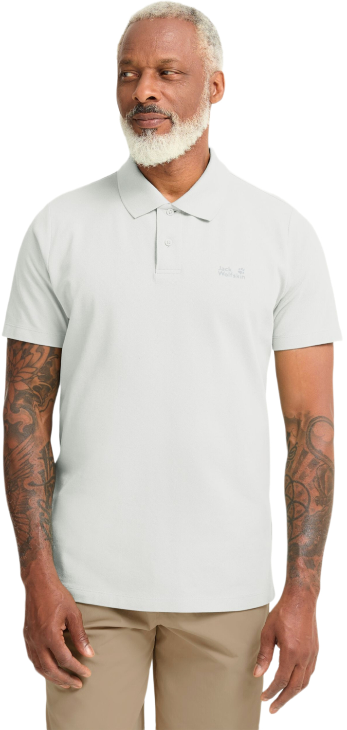 Поло чоловіче Jack Wolfskin Essential Polo M A65902_5488 2XL біле