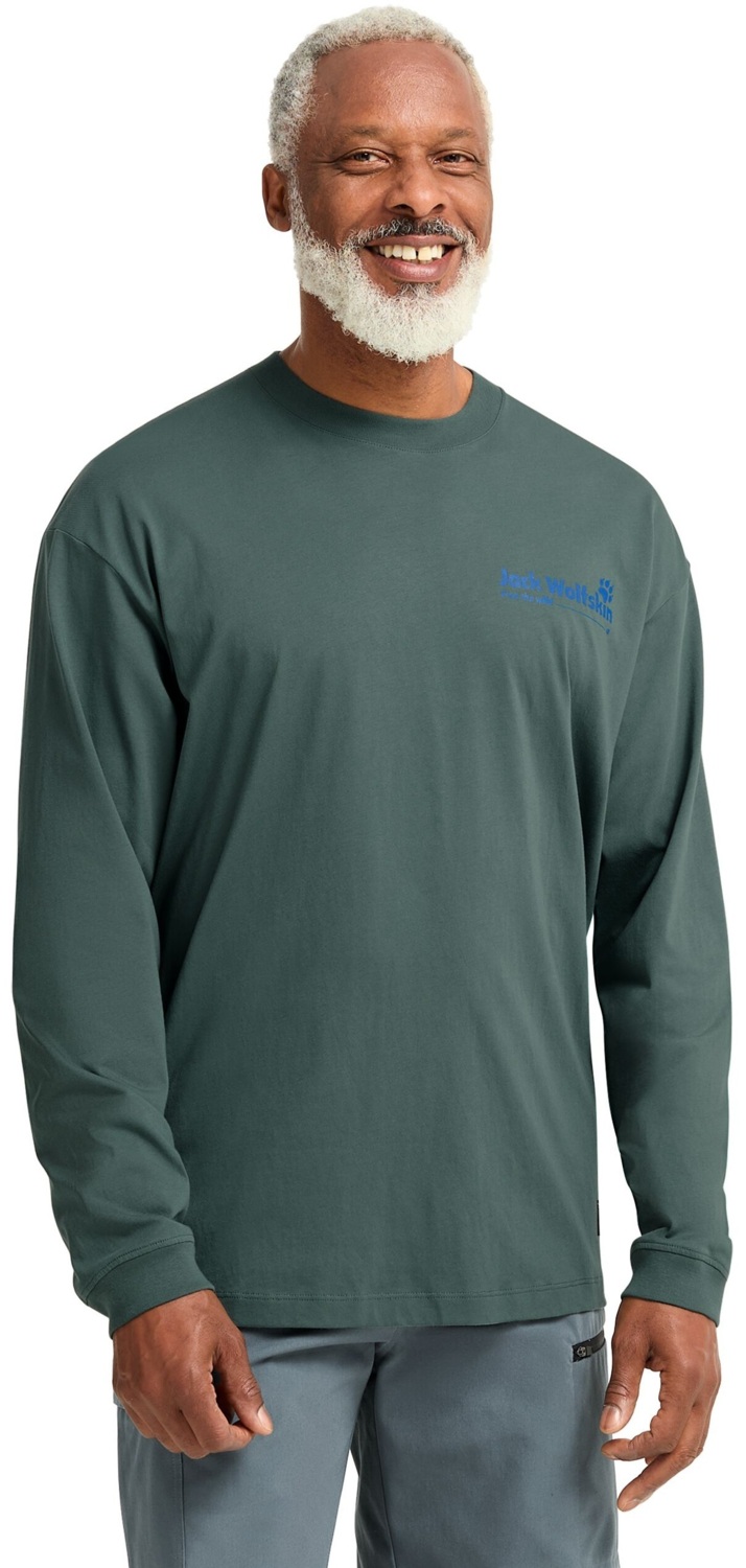 Реглан мужской Jack Wolfskin Confident Ls T M A65918_T0536 XL зеленый