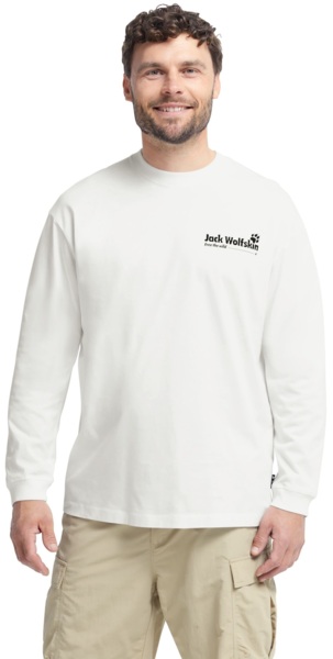 Реглан мужской Jack Wolfskin Confident Ls T M A65918_T0538 XL белый фото 