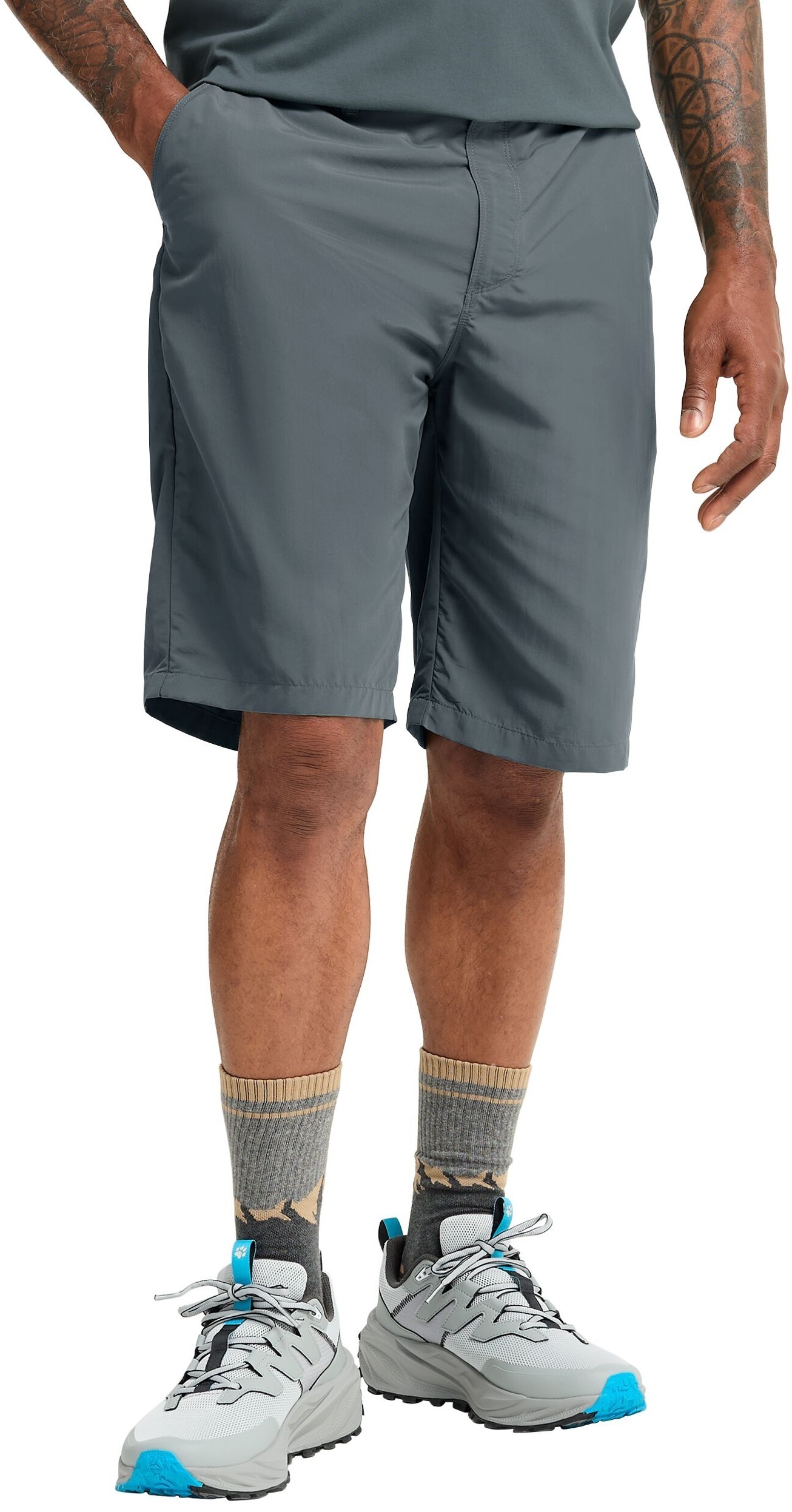Шорты мужские Jack Wolfskin Duneland Shorts M A65926_F0303 54 серо-синие фото 1