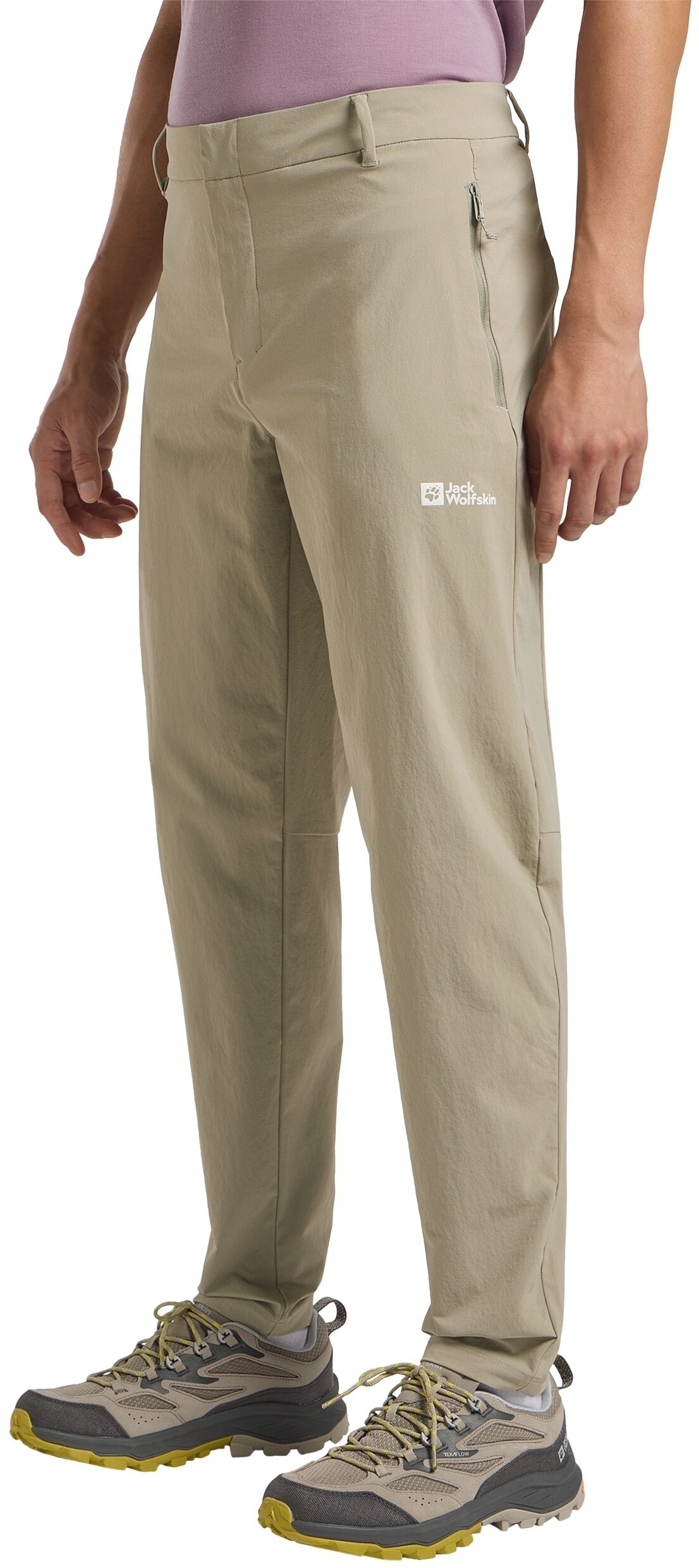 Штаны мужские Jack Wolfskin Hikeout Pants M A63924_4030 56 бежевые фото 1