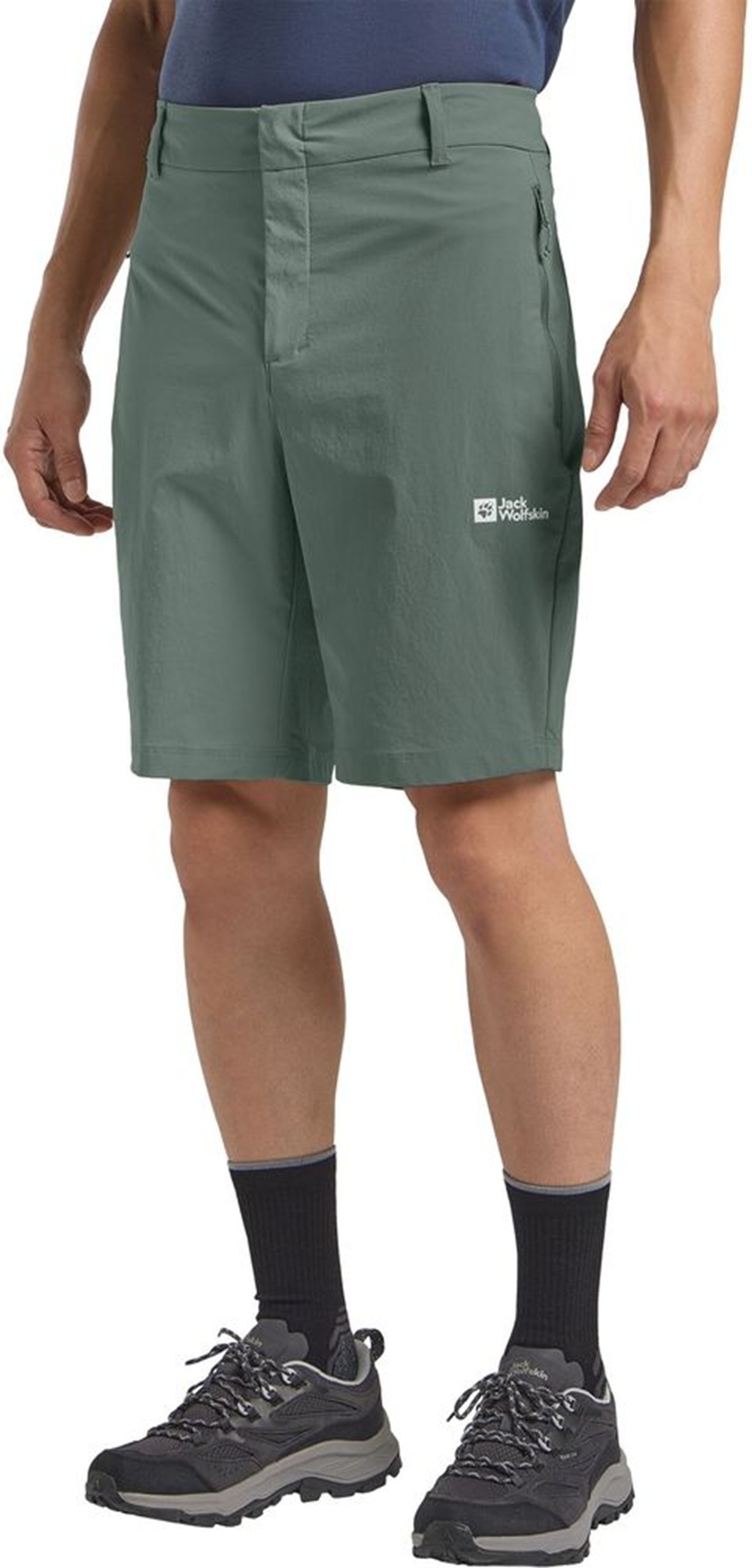 Шорты мужские Jack Wolfskin Hikeout Shorts M A63930_4136 52 зеленые фото 1