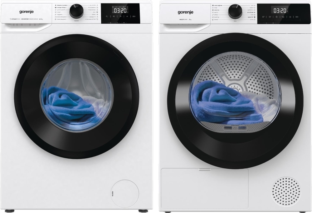 Стиральная машина Gorenje W3NGPI72SBS + Сушильная машина Gorenje D2HNE7E фото 1