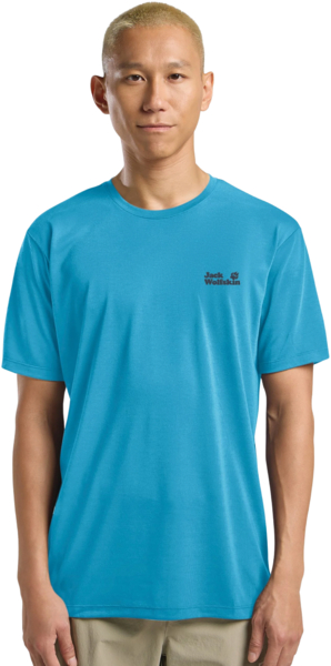 

Футболка спортивная мужская Jack Wolfskin Vonnan Graphic T M A62314_T0490 S голубая