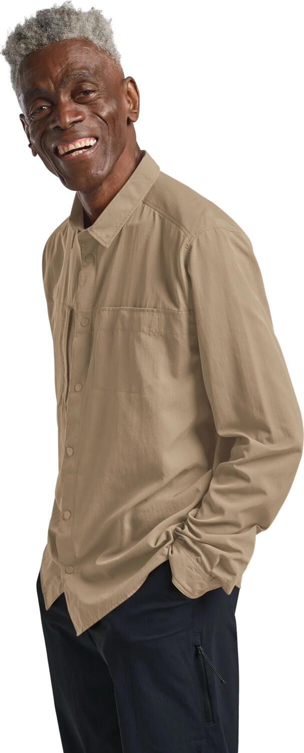Рубашка с длинным рукавом мужская Jack Wolfskin Sierra Canyon Ls M A63876_A0082 XL бежевая