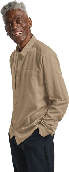 

Рубашка с длинным рукавом мужская Jack Wolfskin Sierra Canyon Ls M A63876_A0082 M бежевая