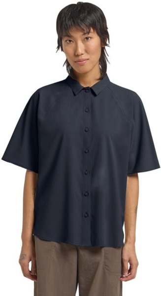 Рубашка женская Jack Wolfskin Sierra Quest Ss Shirt W A63878_C0413 XS темно-синяя фото 