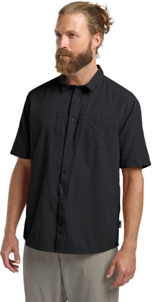 

Рубашка с коротким рукавом мужская Jack Wolfskin Sierra Canyon Ss Shirt M A63879_6000 2XL черная