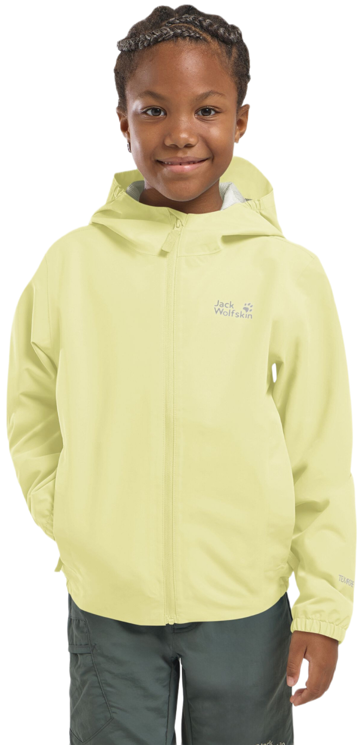 Вітровка дитяча Jack Wolfskin Flaze Jacket K 1609263_M0087 128 жовта