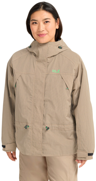

Ветровка женская Jack Wolfskin Find The Wild 2L Jkt W A65737_A0083 M бежевая
