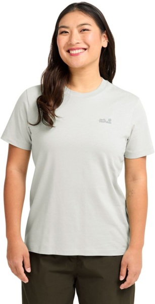 Футболка женская Jack Wolfskin Essential T W A65757_5488 XL белая фото 