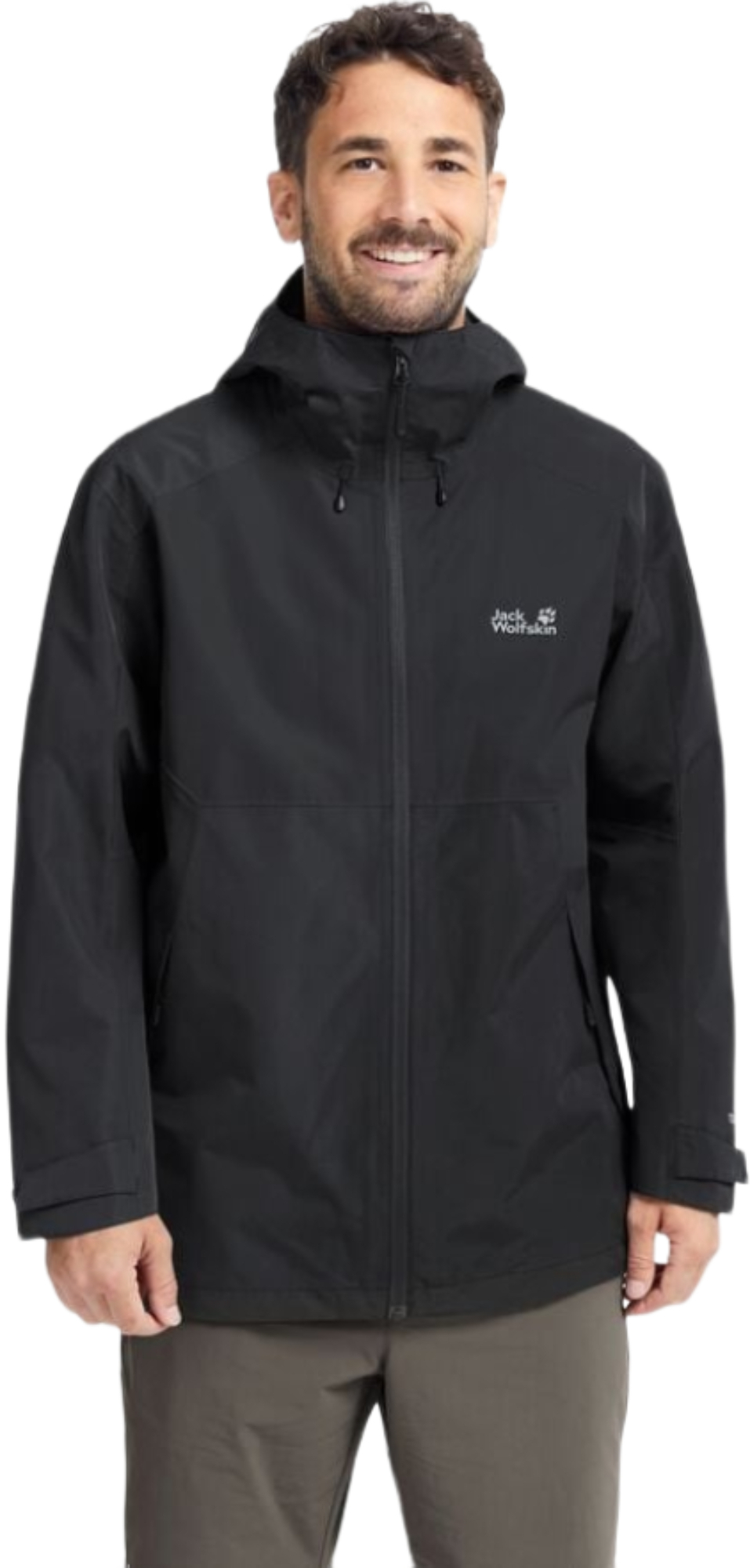 Ветровка мужская Jack Wolfskin Wildbound 2L Jkt M A65803_6350 3XL темно-серая фото 1