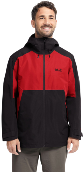 Ветровка мужская Jack Wolfskin Wildbound 2L Jkt M A65803_J0191 XL красная фото 