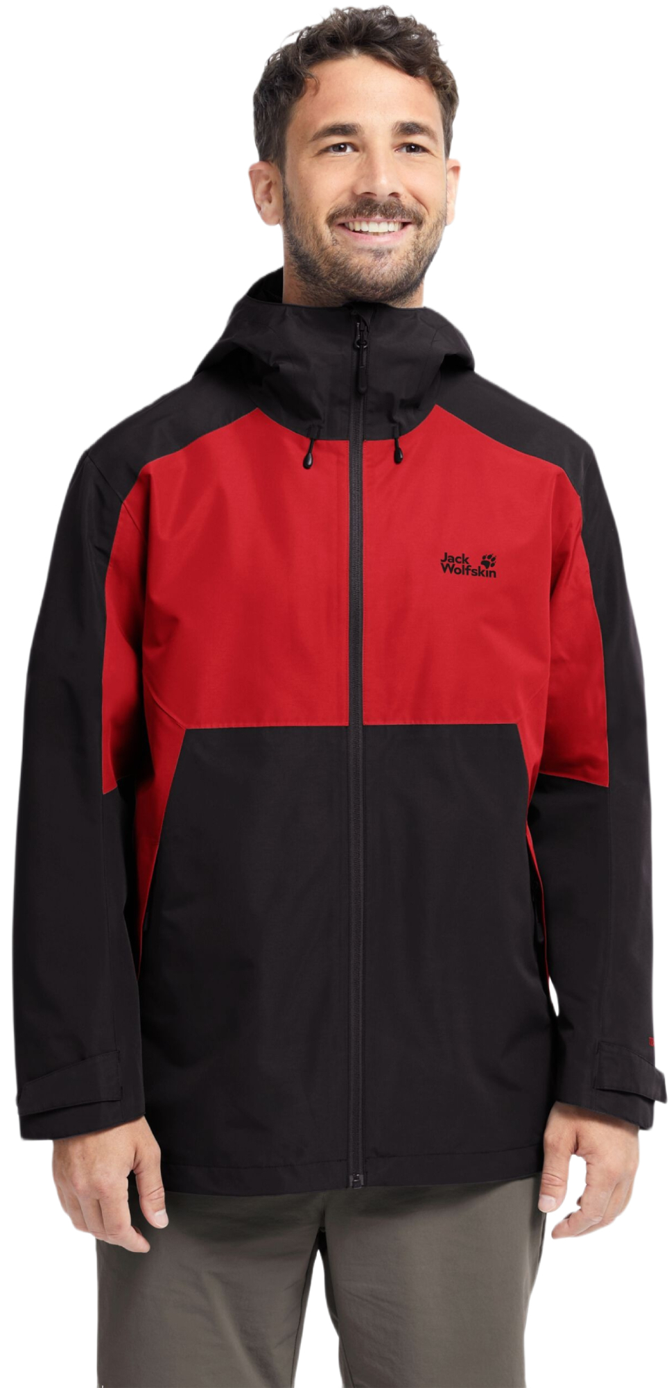 Ветровка мужская Jack Wolfskin Wildbound 2L Jkt M A65803_J0191 S красная фото 1