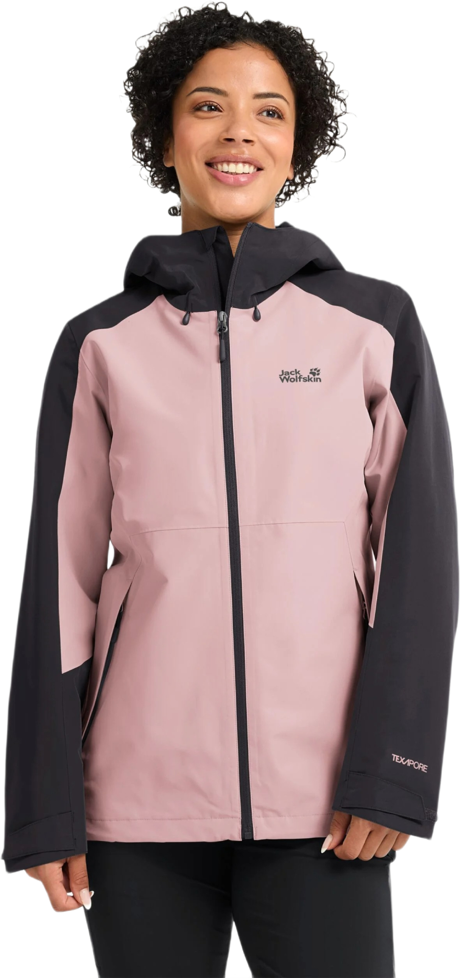 Ветровка женская Jack Wolfskin Wildbound 2L Jkt W A65805_H0110 M розовая фото 1