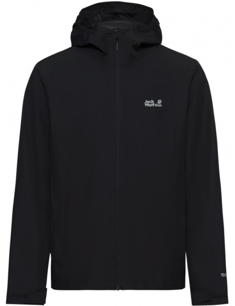 Ветровка мужская Jack Wolfskin Outrovert 2L Jkt M A65807_6000 3XL черная фото