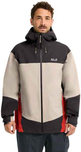 Вітровка чоловіча Jack Wolfskin Rockpaw 3L Jkt M A65875_A0084 S бежевафото