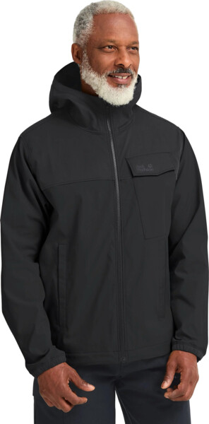Ветровка мужская Jack Wolfskin Mahani Jkt M A65897_6000 S черная фото 