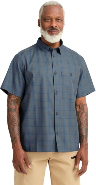 Сорочка з коротким рукавом чоловіча Jack Wolfskin Hot Trail Shirt M A65906_T0388 XL синяфото