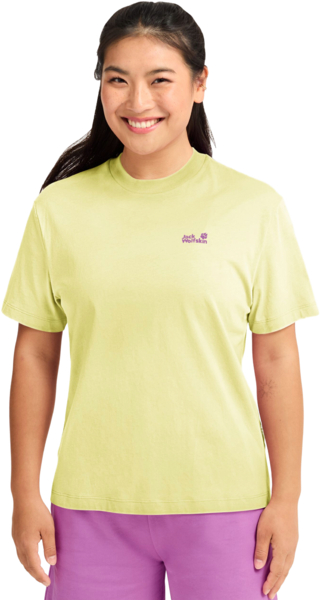 

Футболка женская Jack Wolfskin Celebrate The Paw Original T W A65913_T0410 M жолтая