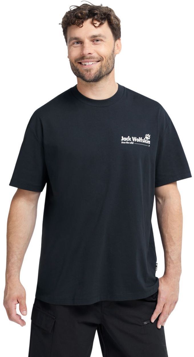 Футболка чоловіча Jack Wolfskin Confident T M A65919_T0532 M чорнафото1