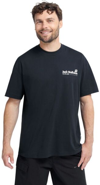Футболка чоловіча Jack Wolfskin Confident T M A65919_T0532 M чорнафото