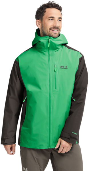 Ветровка мужская Jack Wolfskin Rainrush 2L Jkt M A65874_E0278 XL зеленая фото 