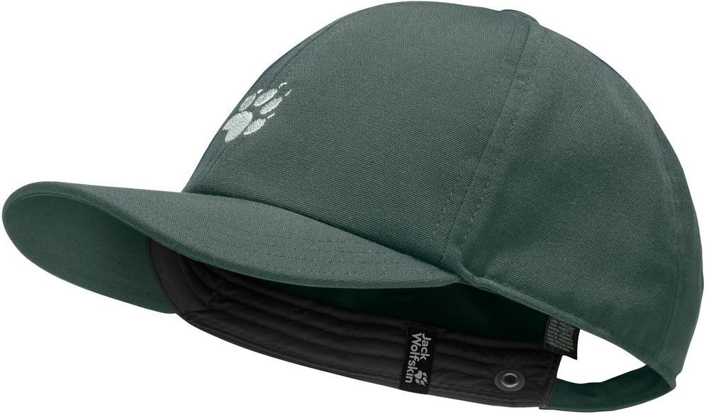Кепка детская Jack Wolfskin Baseball Cap K A65776_E0271 зеленая фото 1