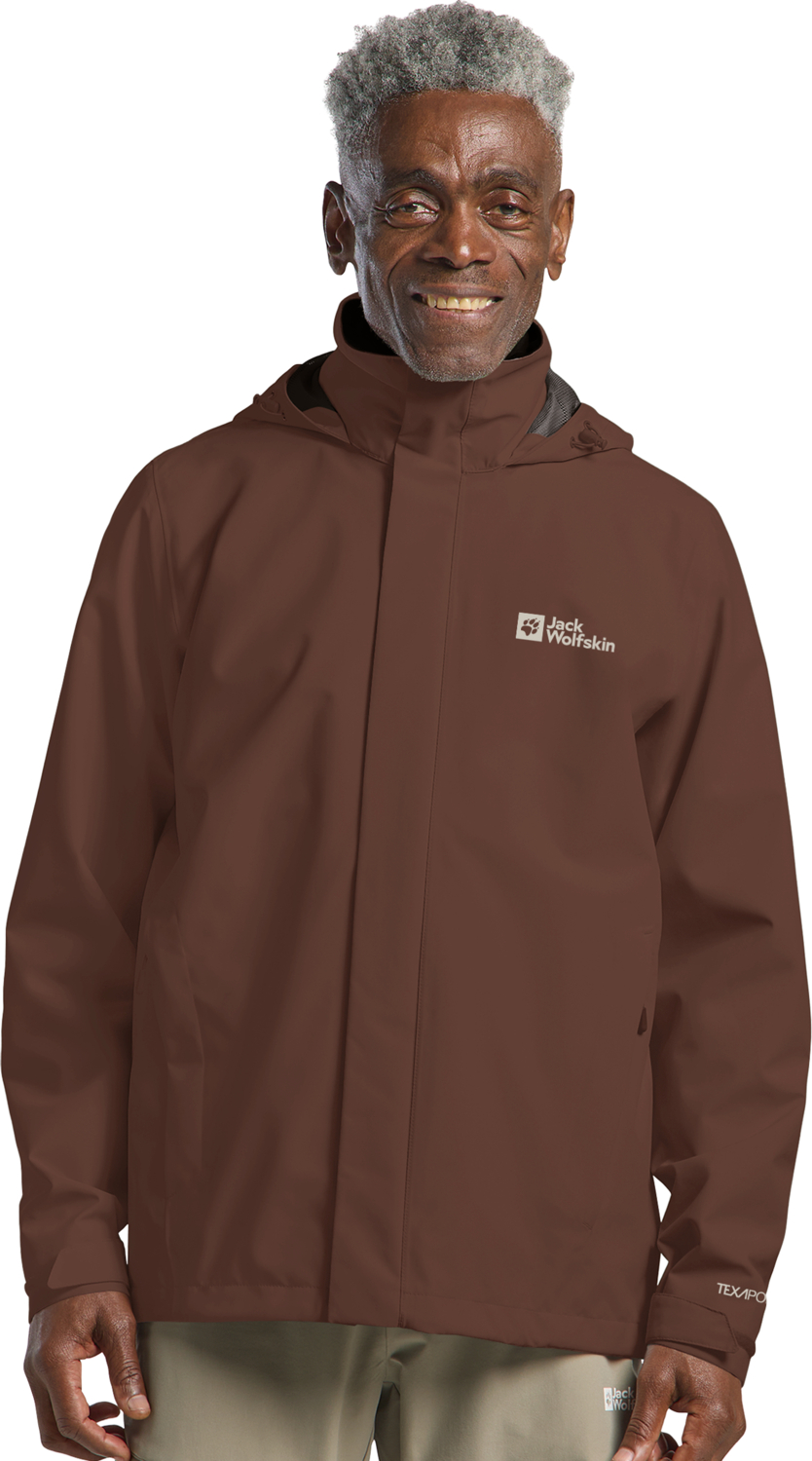 Ветровка мужская Jack Wolfskin Trailtime 2L Jkt M A63903_D0107 XL коричневая