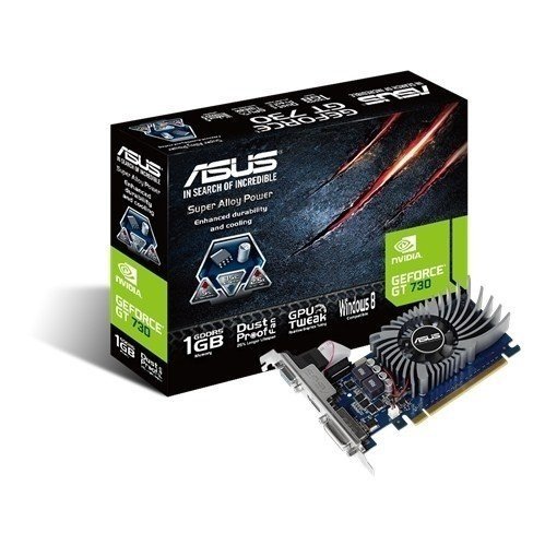 Відеокарта ASUS GeForce GT 730 1GB DDR5 (GT730-1GD5-BRK)фото