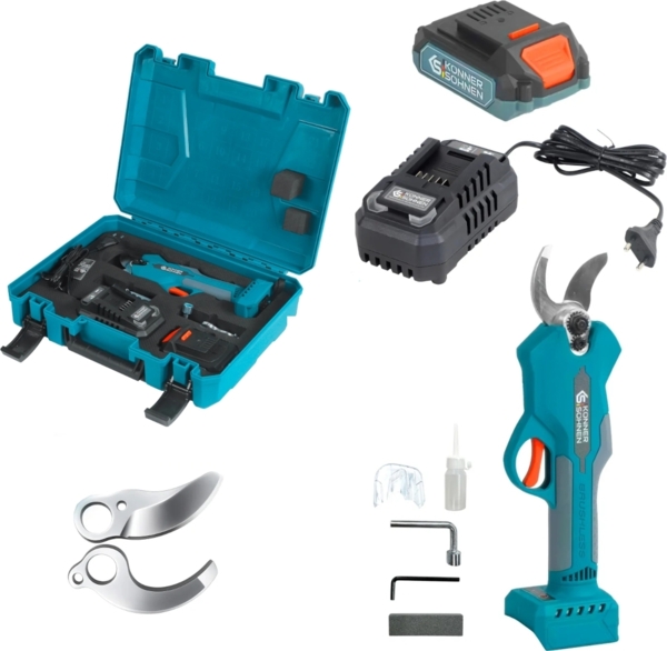 

Секатор аккумуляторный Konner&Sohnen KS CPS20V-32 20В (KSCPS20V-32CASE)