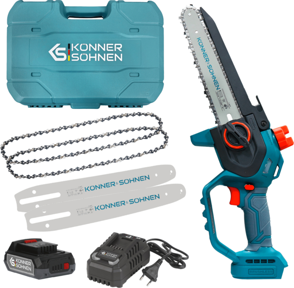 

Пила цепная Konner&Sohnen KS MCS20V-8 20В, 20см (KSMCS20V-8CASE)