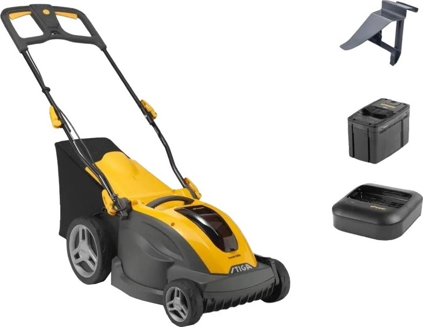 Газонокосилка аккумуляторная STIGA Combi 340e Kit 48В (COMBI340EKIT) фото 1