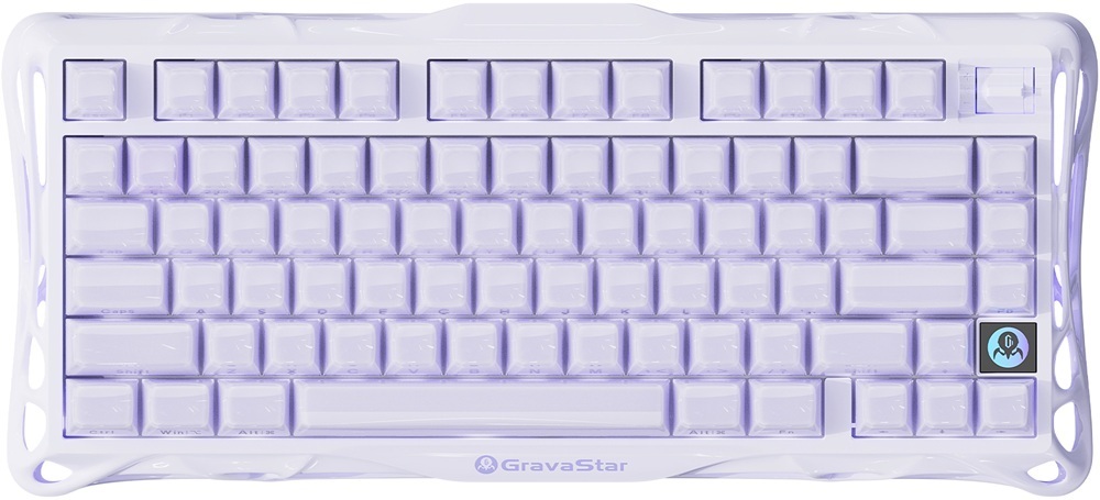 Клавиатура GravaStar Mercury K1 80keys Lavender Purple (GSK1_PL) фото 1
