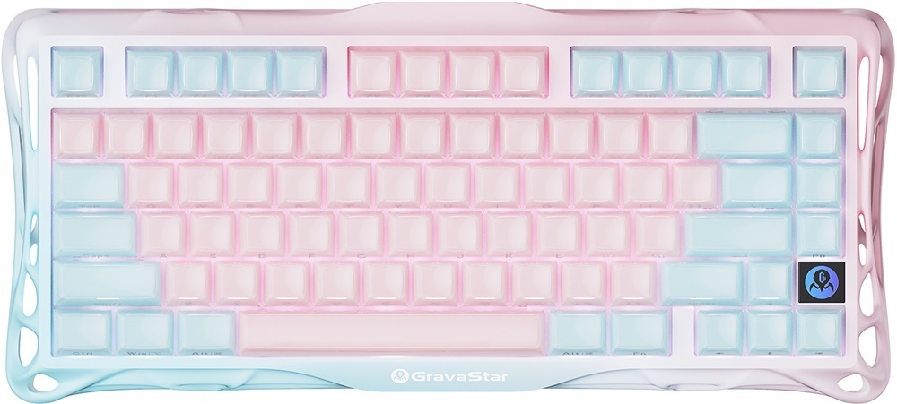 Клавіатура GravaStar Mercury K1 Lite 80keys Lumen Rose (GSK1LITE_PM_PNK)фото1
